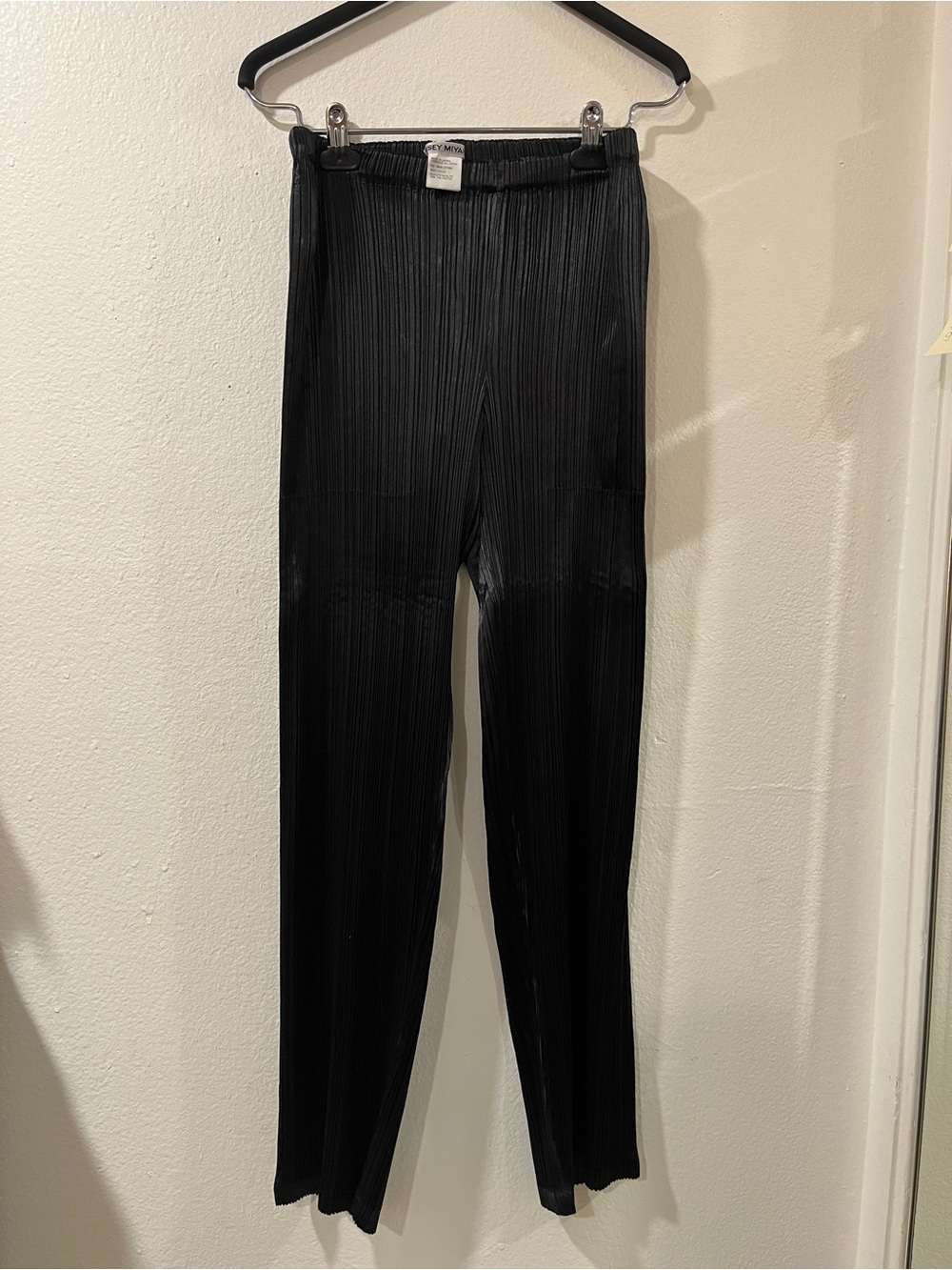 Issey Miyake Black Pleated Trousers